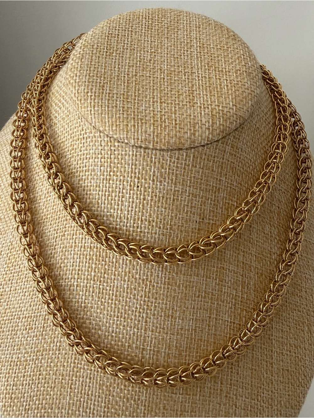 Timeless D’Orlan Gold Tone Chain Necklace